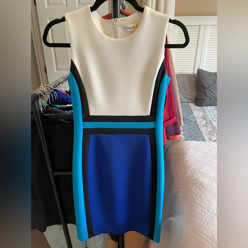 Calvin Klein shift dress.